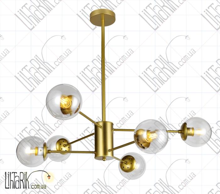 Levistella потолочная люстра 7526033-6 GD CL (7526033-6 GD+CL)