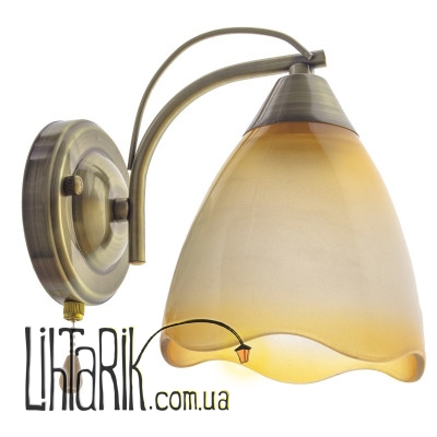 LK-612W/1 E27 AB бра (Brille 26-956)