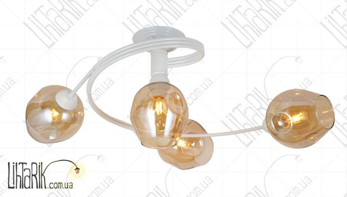 Levistella потолочна люстра 761LX04-4 WH BR (761LX04-4 WH+BR)