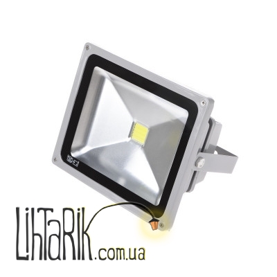 HL-07/30W CW IP65 Прожектор led COB серый (Brille L25-003)