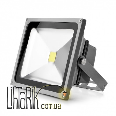 HL-12/30W CW IP65 Прожектор led COB серый (Brille L123-004)