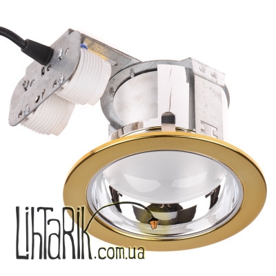 DL-03 WS 2x13W PB Потолочный встроенный светильник (Brille 166625)