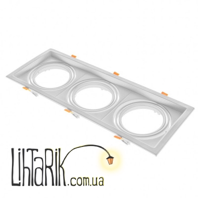 ML-020/3 AR111 WH светильник поворотный (Brille 48-021)