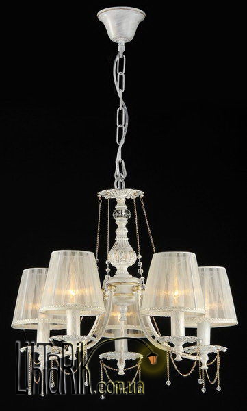 Классическая люстра Bulgarini VD50888-5-W White/White