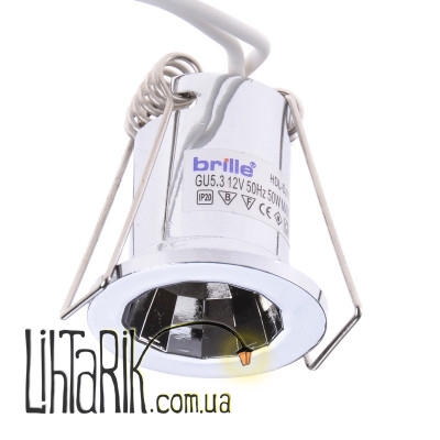 HDL-DJ 11 CHR светильник точечный маленький (Brille 163090)