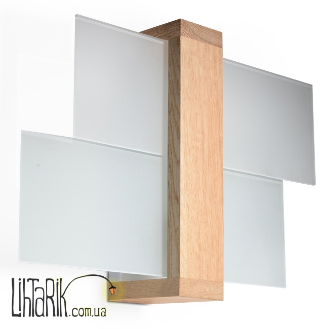 SOLLUX LIGHTING Светильник настенный FENIKS 1 Naturalne Drewno SL.0077