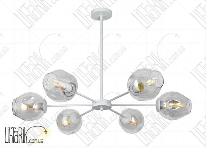 Levistella потолочна люстра 7526039-6 WH CL (7526039-6 WH+CL)