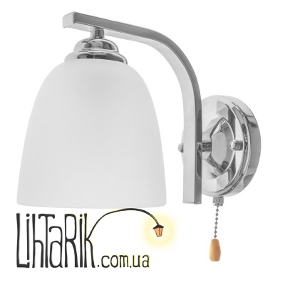 LK-624W/1 E27 CH/FG бра (Brille 26-968)
