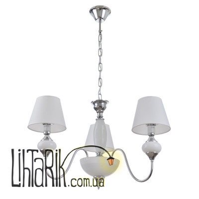 BKL-721S/3 E14 CH+WH люстра (23-732)