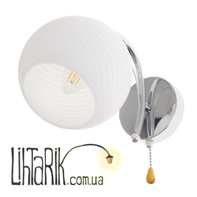 LK-651W/1 E27 CH бра (29-112)