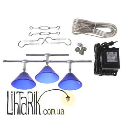 HTL-77/3 Blue светильник струнный (система) (Brille 176245)