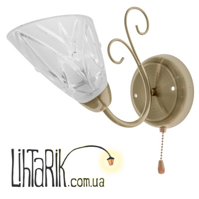 LK-628W/1 E14 AB бра (Brille 26-973)