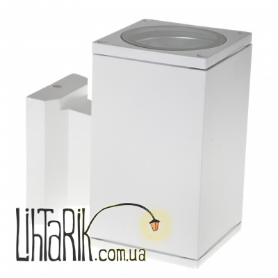 AL-60/1 big GU10 SWH IP44 фасадный светильник (Brille 34-132)