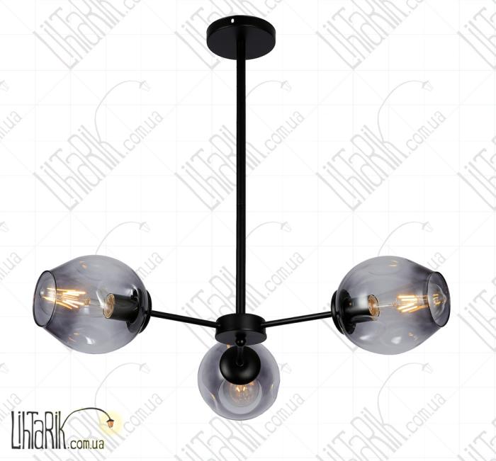 Levistella потолочна люстра 7526039-3 BK+BK