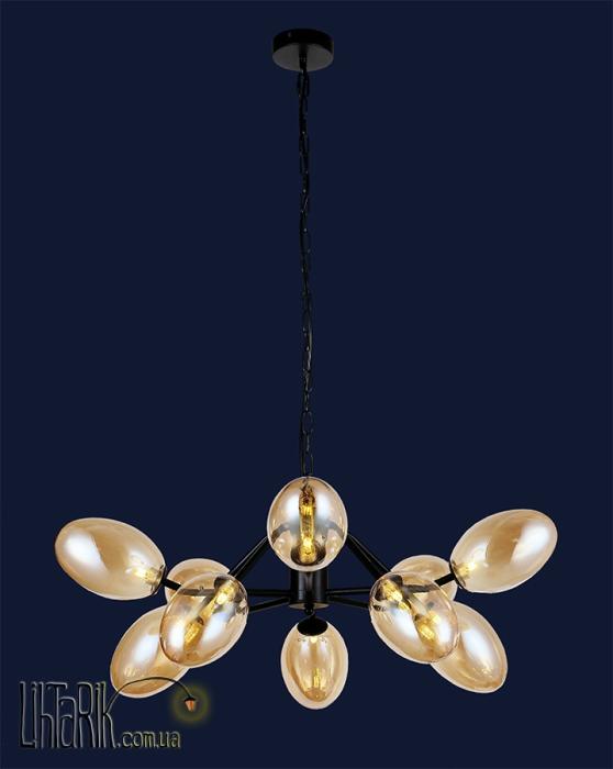 Levistella подвсная люстра 756LPR0235-10 BK BR (756LPR0235-10 BK+BR)