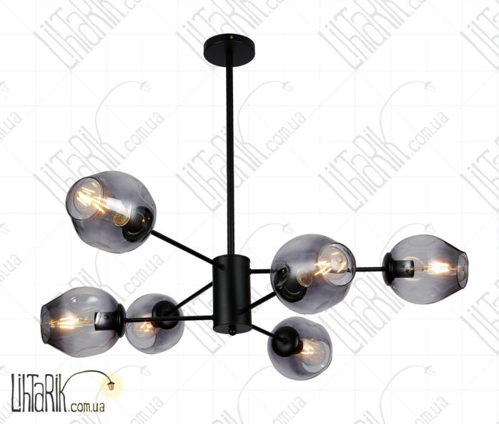 Levistella потолочна люстра 7526035-6 BK BK
