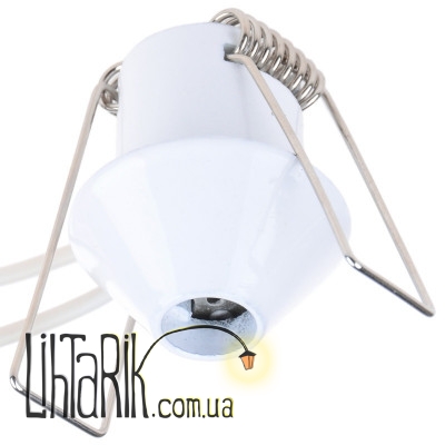 HDL-DJ 14 WH светильник точечный маленький (Brille 163098)