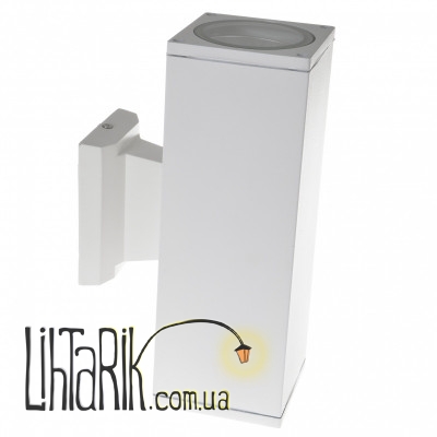 AL-60/2 big GU10 SWH IP44 фасадный светильник (Brille 34-133)