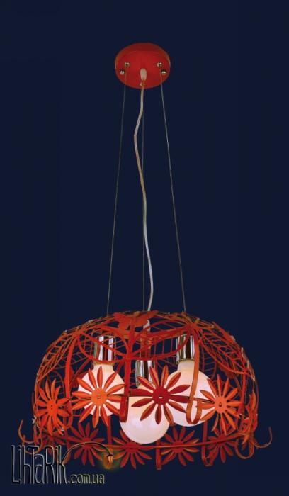 Levistella Подвесная люстра 7076390-3 КРАСНЫЙ