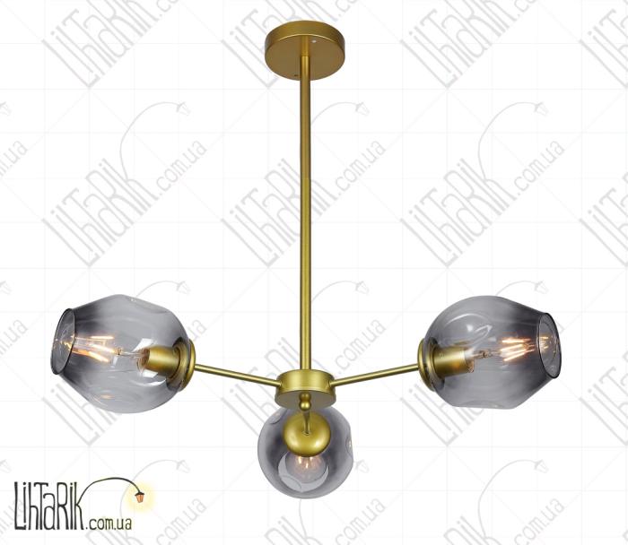 Levistella потолочна люстра 7526039-3 GD BK (7526039-3 GD+BK)