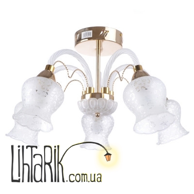 LK-509S/5 E27+LED Люстра потолочная (Brille L90-005)