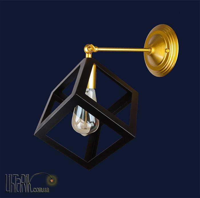 Levistella настенный светильник 707W136F-1 GD BK (707W136F-1 GD+BK)