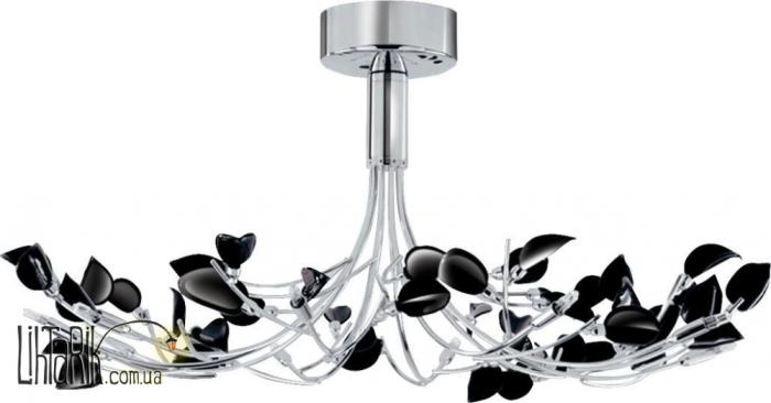 Люстра припотолочная Searchlight Wisteria 81510-10BK