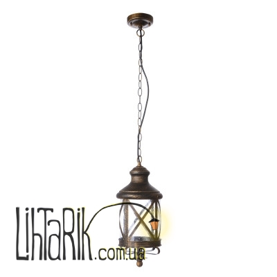 GL-102 C BK/G Светильник уличный подвесной (Brille 34-064)