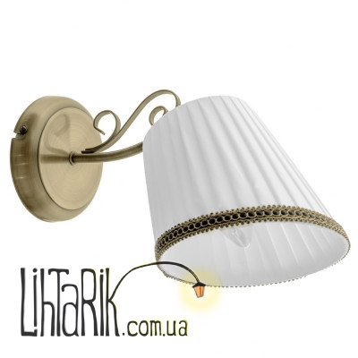 BKL-716W/1 E14 AB бра (Brille 26-997)