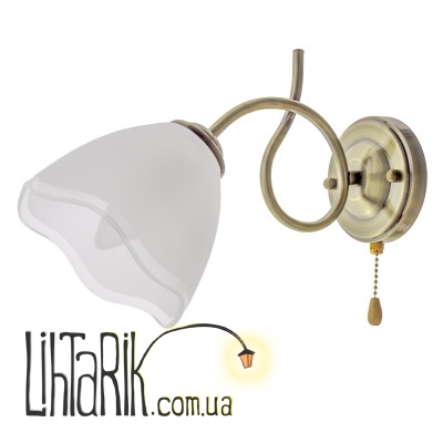 LK-602W/1 E27 AB бра (Brille 26-946)