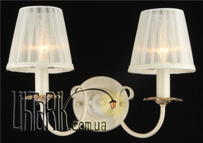 Бра Bulgarini VB50858-2-W Beige-Gold/White