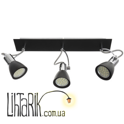 HTL-171/3 GU10 BK светильник спот (Brille 26-395)