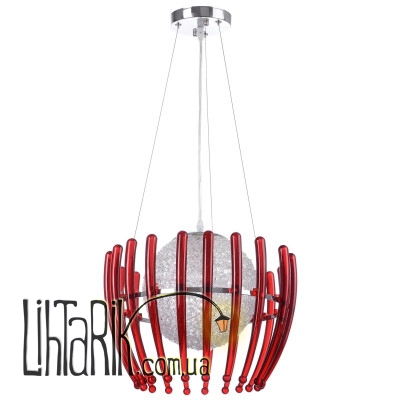 BR-01 322S/1 RED E27 люстра (Brille L31-007)