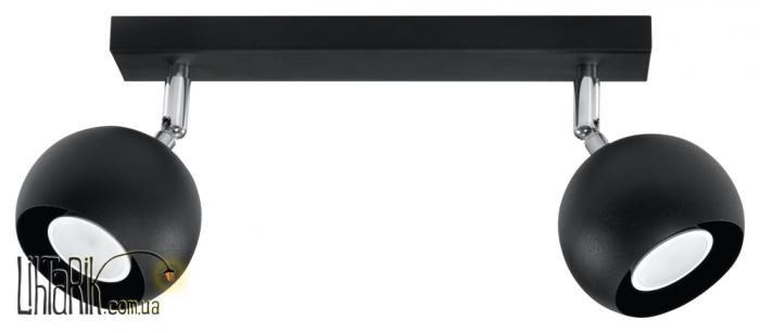 SOLLUX LIGHTING Светильник припотолочный OCULARE 2 Czarny SL.0444