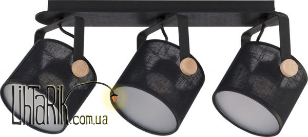 TK Lighting RELAX LED black plafon - 1393