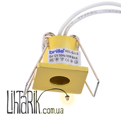 HDL-DJ 13 PG светильник точечный маленький (Brille 163825)