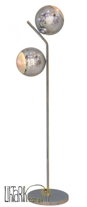 Auhilon Торшер MILA LP 2P Chr (15257-2F)