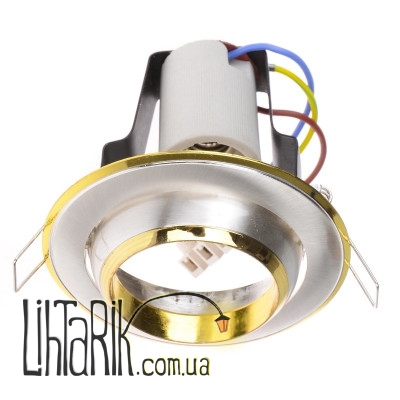 RO-50C SCHR/G светильник точечный поворотный (Brille 161253)