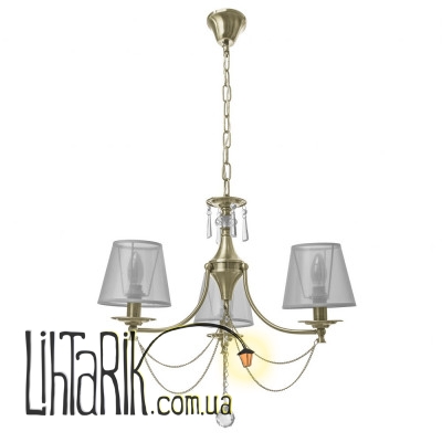 BKL-669S/3 E14 AB люстра (Brille 23-463)