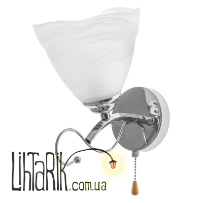 LK-617W/1 E27 CH бра (Brille 26-961)