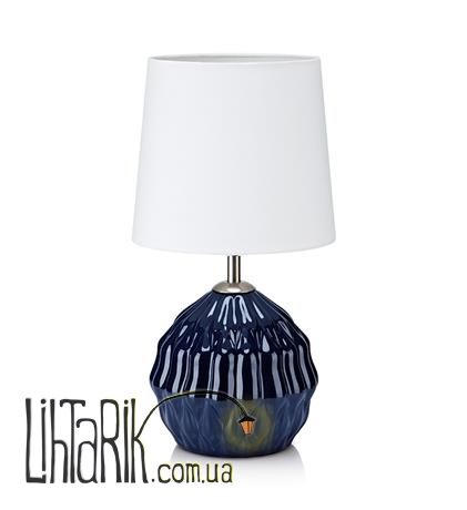 Настольная лампа Markslojd LORA Table 1L Blue/White (106883)