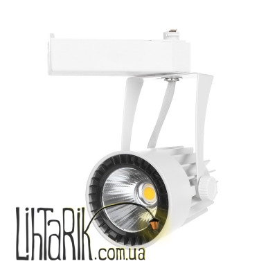 LED-410/12W WW WH COB Трековый led светильник (Brille 32-242)