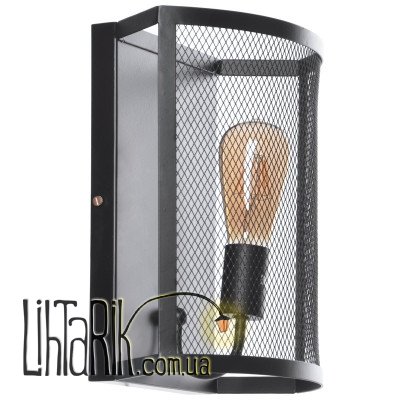 BL-400W/1 E27 BK Бра Лофт (Brille 26-438)