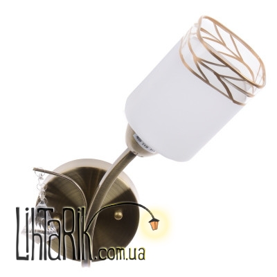 LK-213W/1 E14 AB бра (Brille L53-001)