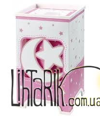 Детская настольная лампа Dalber Moon Pink 63230S