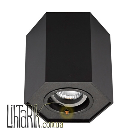 Потолочный светильник Zuma Line POLYGON CL R 20077-BK