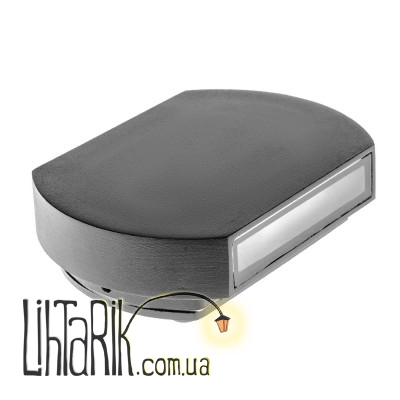 AL-228/2х3W NW COB LED IP65 BK подсветка (Brille 34-190)