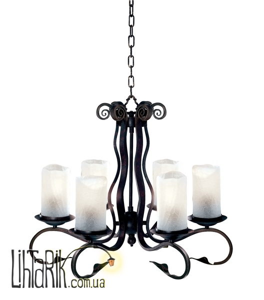 Люстра Searchlight Scroll 7916-6BR