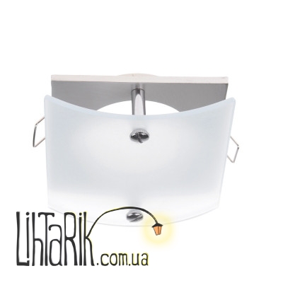 HDL-AJ SN/WHITE GLASS светильник точечный декоративный (Brille 154193)