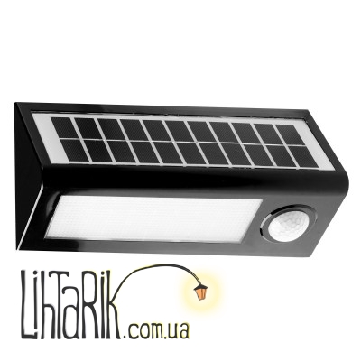 LS-03 solar LED светильник с датчиком движения (Brille 32-901)